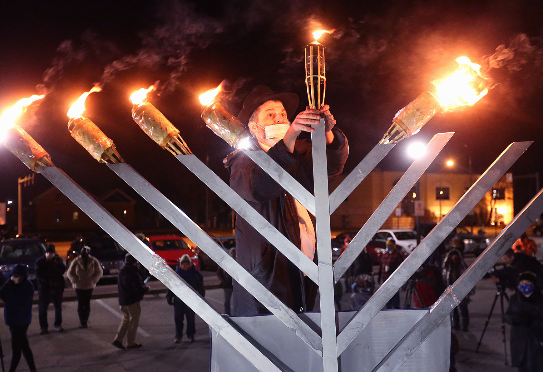 Menorah Lighting at City Hall